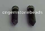 CGP412 12*45mm - 15*50mm sticks amethyst pendants wholesale