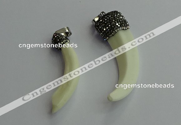 CGP621 10*45mm - 15*60mm pig tooth pendants wholesale