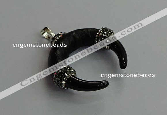 CGP646 10*40*40mm resin pendants jewelry wholesale
