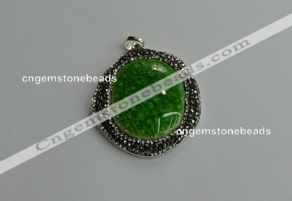 CGP664 40*45mm - 45*50mm freeform ceramic pendants wholesale