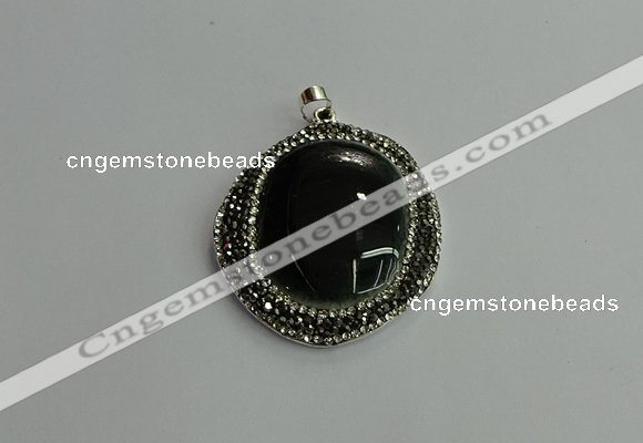 CGP665 40*45mm - 45*50mm freeform ceramic pendants wholesale