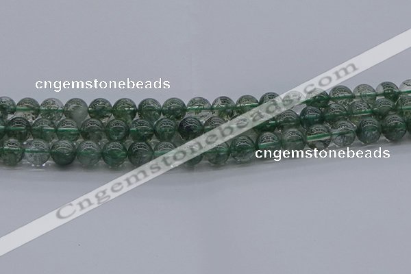 CGQ502 15.5 inches 8mm round imitation green phantom quartz beads