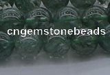 CGQ503 15.5 inches 10mm round imitation green phantom quartz beads