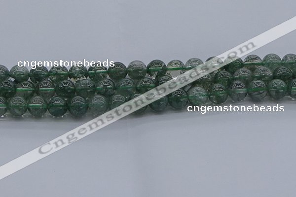 CGQ503 15.5 inches 10mm round imitation green phantom quartz beads