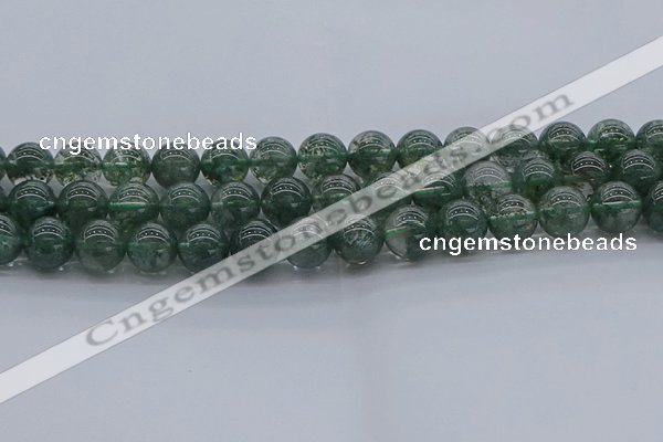 CGQ504 15.5 inches 12mm round imitation green phantom quartz beads