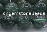 CGQ505 15.5 inches 14mm round imitation green phantom quartz beads