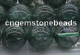 CGQ505 15.5 inches 14mm round imitation green phantom quartz beads