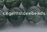 CGQ507 15.5 inches 18mm round imitation green phantom quartz beads