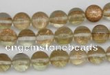 CGQ51 15.5 inches 6mm round gold sand quartz beads wholesale