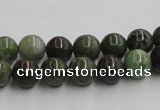 CGR02 16 inches 8mm round green rain forest stone beads wholesale