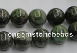 CGR04 16 inches 12mm round green rain forest stone beads wholesale