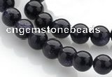 CGS01 15 inches 8mm round blue goldstone beads Wholesale