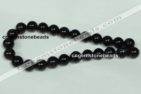 CGS102 15.5 inches 16mm round blue goldstone beads wholesale