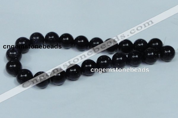 CGS103 15.5 inches 18mm round blue goldstone beads wholesale