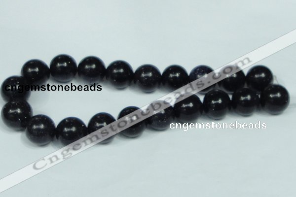 CGS104 15.5 inches 20mm round blue goldstone beads wholesale