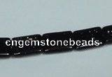 CGS129 15.5 inches 10*14mm rectangle blue goldstone beads wholesale