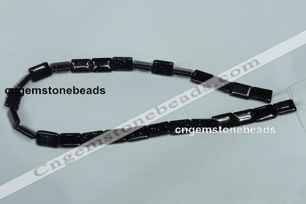 CGS129 15.5 inches 10*14mm rectangle blue goldstone beads wholesale