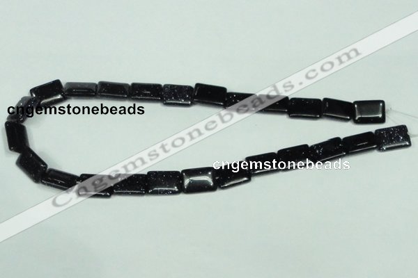 CGS130 15.5 inches 12*16mm rectangle blue goldstone beads wholesale