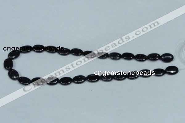 CGS134 15.5 inches 10*14mm oval blue goldstone beads wholesale