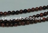 CGS200 15.5 inches 4mm round blue & brown goldstone beads wholesale