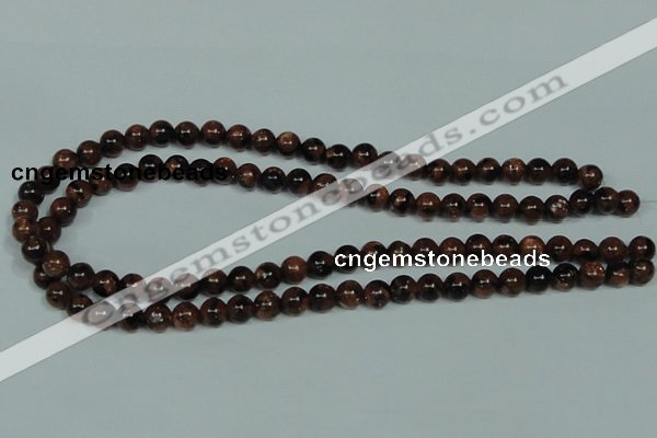 CGS202 15.5 inches 8mm round blue & brown goldstone beads wholesale