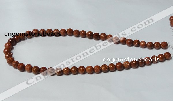 CGS51 15.5 inches 8mm round goldstone beads wholesale