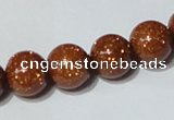 CGS52 15.5 inches 12mm round goldstone beads wholesale