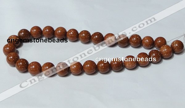 CGS53 15.5 inches 14mm round goldstone beads wholesale