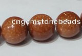 CGS54 15.5 inches 16mm round goldstone beads wholesale