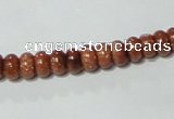 CGS62 15.5 inches 4*6mm rondelle goldstone beads wholesale