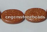 CGS79 15.5 inches 18*25mm oval goldstone beads wholesale