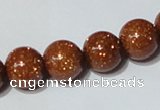 CGS86 15.5 inches 10mm round goldstone beads wholesale