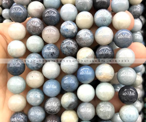 CHB04 15 inches 12mm round hauynite gemstone beads wholesale