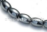 CHE01 16 inches 4*6mm rice shape hematite beads Wholesale