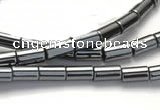 CHE02 16 inches 3*5mm column shape hematite beads Wholesale