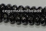 CHE103 15.5 inches 4*6mm faceted rondelle hematite beads wholesale