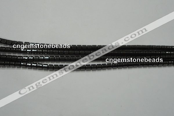 CHE114 15.5 inches 3*3mm tyre hematite beads wholesale