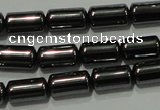 CHE117 15.5 inches 5*8mm tube hematite beads wholesale