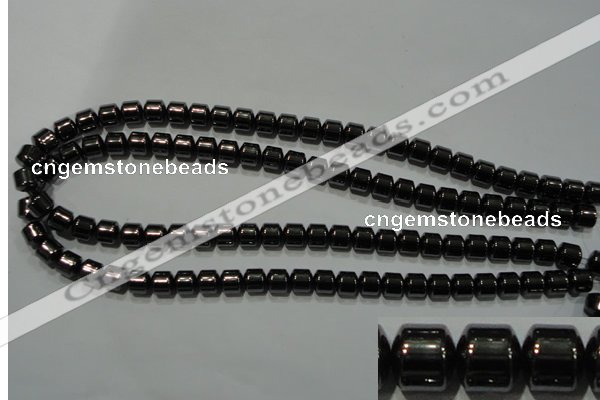 CHE118 15.5 inches 8*8mm tyre hematite beads wholesale