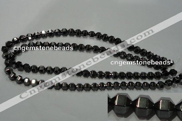 CHE133 15.5 inches 8*8mm hematite beads wholesale