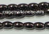 CHE137 15.5 inches 4*6mm rice hematite beads wholesale