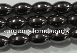 CHE138 15.5 inches 5*8mm rice hematite beads wholesale