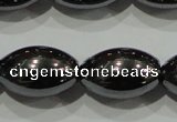 CHE140 15.5 inches 10*15mm rice hematite beads wholesale