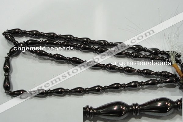 CHE195 15.5 inches 8*20mm vase-shaped hematite beads wholesale