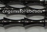 CHE205 15.5 inches 8*16mm bamboo hematite beads wholesale