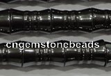 CHE207 15.5 inches 8*12mm bamboo hematite beads wholesale