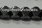 CHE223 15.5 inches 8*8mm faceted cube hematite beads wholesale