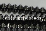 CHE235 15.5 inches 4*6mm star hematite beads wholesale