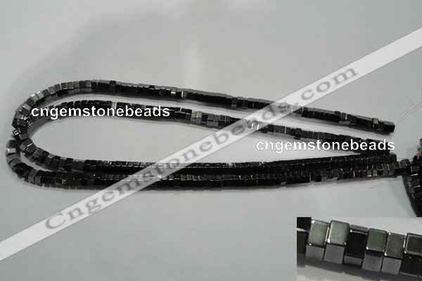 CHE236 15.5 inches 3*6mm rondelle hematite beads wholesale