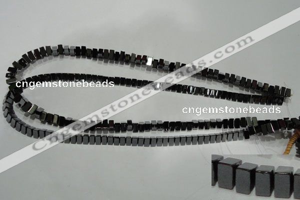 CHE237 15.5 inches 3*7mm triangle hematite beads wholesale